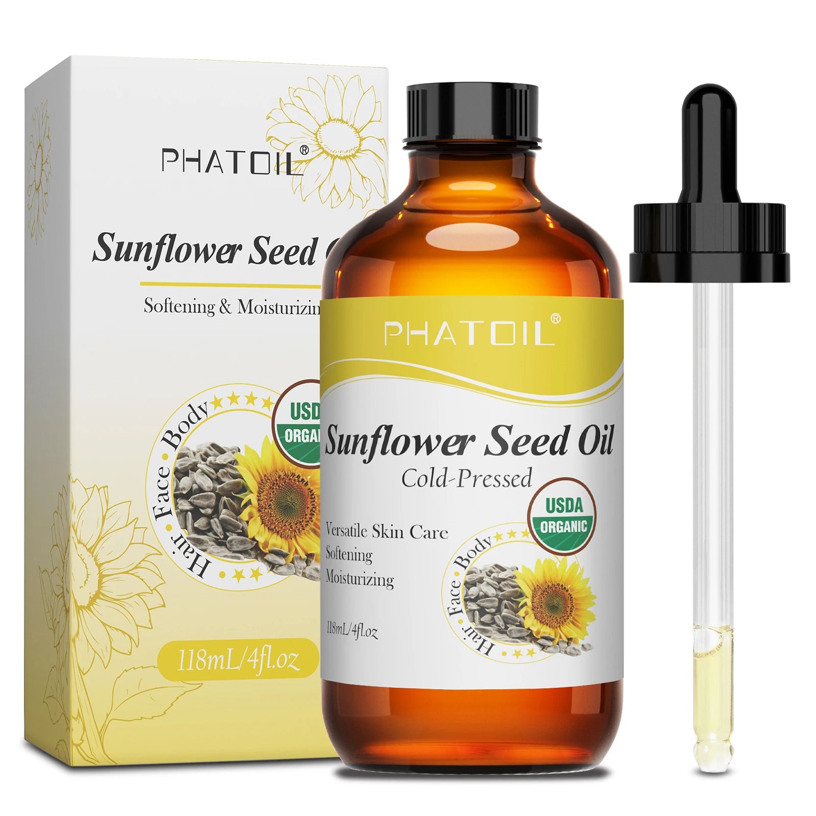 PHATOIL 118ml Organic Face Oil – Natural™